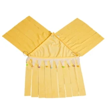 Small Animal Hideaway House For Hamsters, Rabbits, And Guinea Pigs, Four Seasons Universal, Triangle Tassel Shelter, Forest Pattern, Bunny Bed Hammock Swing, Bottomless Nest With Fringe For Corner Covering Guinea Pig Hide Corner Fleece Sleeping Bed Cozy Hamster Hammock Guinea Pig Cage Accessories Peekaboo Toys For Flying Squirrels