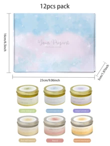 1pc Gold & Silver Scented Candle, Wedding, Birthday, Valentine's Day, Mother's Day, Father's Day Decoration, Home/Hotel Decor, Creative Gift For Friends, Family, Weddings - Multipack Set - Multicolor - View 9