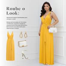 Women Dresses - Yellow - View 7