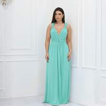Women Dresses - Mint Blue - View 1