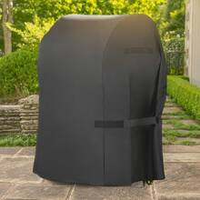 Outdoor Grill Cover 32 Inch Heavy Duty Windproof UV Resistant For Most Brands Brinkmann Char Broil Holland Durable All Weather Barbecue Cover, Women's Day, Travel Essentials, Wedding Favors, Y2k, Bedroom, Car Accessories Women, Kitchen Decor,Kitchen Decor,Household Items - Black - View 1