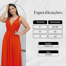 Women Dresses - 橘色 - 查看 3