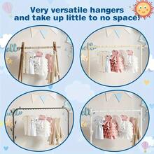 10/20/30/50pcs Mini Plastic Hangers Set, Suitable For Daily Use, Teen's Wardrobe, Not For Hanging Heavy Clothes