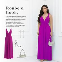 Women Dresses - Rose Red - View 7