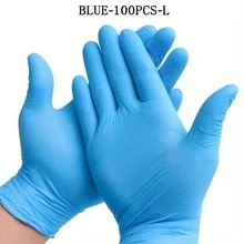 Nitrile Disposable Gloves-Latex Free, Non Rubber Gloves For Cleaning, Cooking, Food Prepping (Black/6 Mil/100-Ct Box) Christmas Ready Home Cleaning Kitchen Cleaning Party Cleaning - Multicolor - View 9