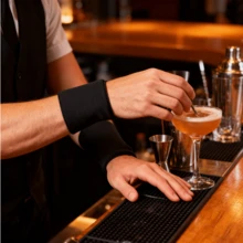 Muñequeras y tobilleras térmicas/refrigerantes, bolsas de hielo reutilizables, terapia térmica/fría de doble uso, estabilización envolvente, rehabilitación deportiva, promoción del cuidado de la salud, regalo para vacaciones/oficina. - Negro - Ver 5