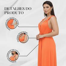 Women Dresses - Coral Pink - View 6