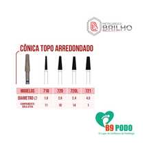 Diamond Drill Bit With Conical Rounded Top PM 720 Brightness - 銀色 - 查看 5