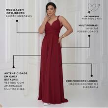Women Dresses - Burgundy - View 4