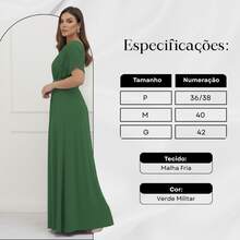 Women's Long Dress Various Ways To Wear Infinity Tie Party Graduation Wedding Baptism - 軍綠色 - 查看 3