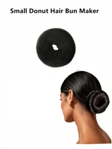 4 piezas Juego de moldeadores de moño con moldeadores de moño extra grandes, grandes, medianos y pequeños, 20 piezas de horquillas grandes de color crema, esenciales para volver a la escuela, viajes y vacaciones, accesorios para el cabello, rizadores, cepillo para cabello rizado, rulos, productos para cabello rizado - Multicolor - Ver 13