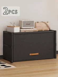 1件多功能防尘鞋架带盖，可作衣架、置物架，超强承重，节省空间，坚固时尚，防尘，易于组装和拆卸，便携，适用于客厅、卧室、玄关、办公室、家庭，多层收纳，节日礼物、圣诞礼物、儿童礼物。 - 彩色 - 查看 5