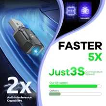 REMAX 二合一无线CarPlay适配器，兼容Apple CarPlay和Android Auto；迷你尺寸；即插即用；CarPlay无线适配器兼容 iOS 6+和Android 11+，连接快速稳定；汽车配件，超级实用的车载用品 - M36 - 查看 11