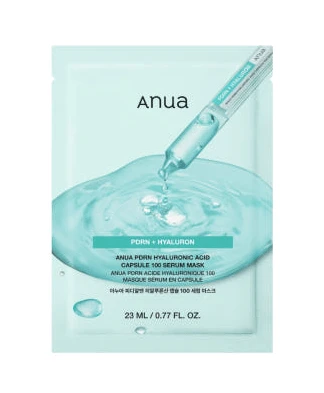 Anua PDRN Hyaluronic Acid Capsule 100 Serum Mask, Everyday Glow Korean Sheet Mask With Salmon PDRN, Hyaluronic Acid, Collagen, Self Home Care Facial Mask For Glass Skin, Korean Skin Care (10EA) - 單選 - 查看 2