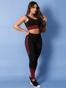 TARELLES Women Sports Sets - 紅木色 - 查看 7