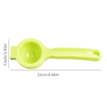 1pc Eating Handheld Lime Squeezer, Manual Citrus Juicer For Cooking Baking & Cocktail Making, 22*7.5cm/8.66*2.95., Green,Christmas Present - Green - View 13