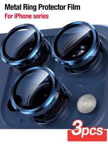 3片装蓝色摄像头镜头保护膜，兼容 17 Pro Max，超强高清独立镜头保护膜，防刮擦，9H超薄钢化玻璃防刮镜头盖，防震摄像头保护圈，兼容 17 Pro、17 Air、17、16 Pro Max、15 Pro Max、14 Plus、14 Pro、13、12、11，完美贴合，防刮擦，兼容手机壳，超清晰钢化玻璃金属摄像头镜头保护膜，适用于日常防护、办公、居家使用，防水防摔。 - 藍色 3 件裝 - 查看 35