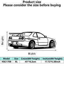 1pc Black Iron Hollow Wall Art, Abstract Geometric Pattern, Retro Car Design, Suitable For Wall Decor, Room Decor, Bedroom Decor, Home Decor - Multicolor - View 57