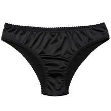 Kit 5 Calcinhas Tanga Microfibra Adulto Feminina - Preto - Visão 2