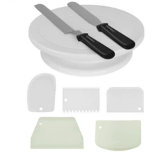 Bàn xoay 11 inch, giá đỡ bánh xoay để khắc, bệ xoay nhẹ để phun sơn, bộ dụng cụ làm bánh, thích hợp để xoay các vật dụng trong khi vẽ, nghệ thuật sáng tạo, trang trí bánh, cắm hoa, làm mô hình và các dự án DIY khác, có nhiều màu sắc để lựa chọn. - Nhiều màu - Xem 22