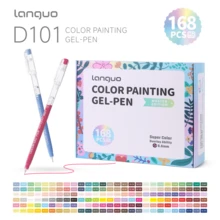 languo 1 Set Multicolor Painting Drawing Pen Set, Suitable For Painting Postcards, Greeting Cards, Note-Taking And Other Scenarios Back To School