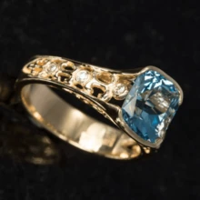 خاتم خطوبة أنيق من النحاس مع زركونيا مكعبة اصطناعية، قطع أميرة 4 مخالب، خاتم وعد فاخر ولامع، مناسب لهدايا الزفاف والذكرى السنوية وعيد الميلاد وعيد الحب - مجوهرات مناسبة لجميع المناسبات، للمرأة