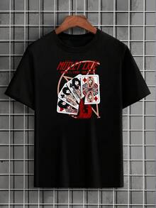 Motley Crue Rock Band T-Shirt, International Music, Unisex Shirt/Blouse, Men's/Women's, 100% Cotton, New Release, Immediate Shipping, Black, White, Plus Size - 黑色 - 查看 1