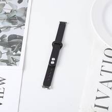 1pc Fashion Slim PU Leather Strap Compatible With Huawei Watch Band 10/9/8 Women/Men Correas,Thin Simple Bracelet Soft Adjustable Wristband Compatible With Huawei Band 10 9 NFC/8 NFC Smartwatch Accessories - With Hua Wei Band 10/9/8 - View 2