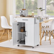 Storage Islands & Carts - White - View 2