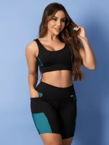 TARELLES Women Sports Sets - Blue - View 9