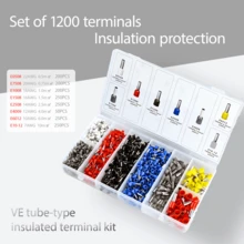 CHZW Professional 7 In 1 Crimping Tool With Custom Case And 200 Terminals Interchangeable Jaw Wire Crimper Plier Kit - Multicolor - View 5