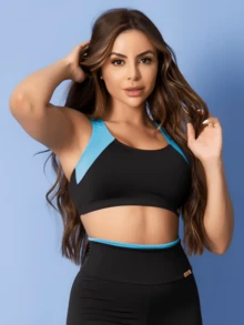 TARELLES Women Sports Tees & Tanks - 淺藍色 - 查看 9