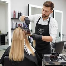 100 piezas Guantes desechables, súper duraderos, guantes desechables compuestos transparentes, multiusos protectores, adecuados para cocina, tatuaje, coloración del cabello, cuidado de mascotas, salón y limpieza del hogar, guantes desechables multiusos, herramientas de limpieza