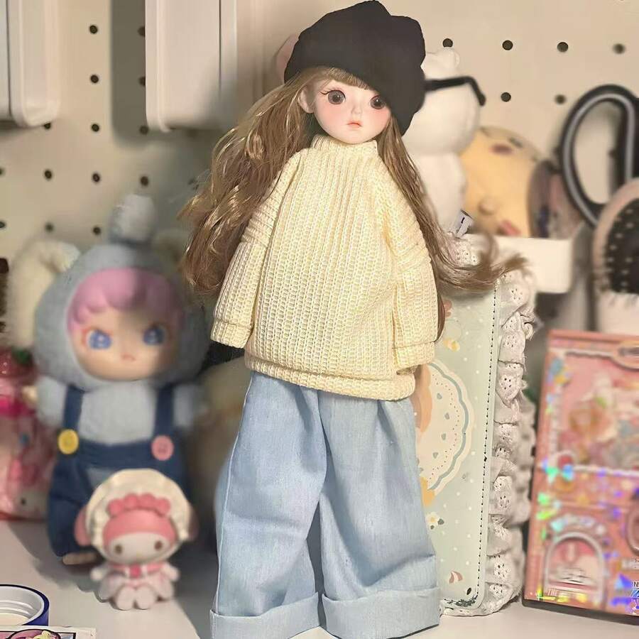 1 Fashionable Urban Themed High Attractiveness 30cm BJD Doll Set For Girls, Single Doll, Princess Doll Toy Gift Suitable For Teen Collectors' Birthday Parties - Multicolor - View 1