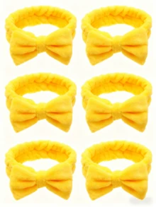 Hair Wrap Women Sweatband 1pc Flannel Bow Headband For Women, Wide Solid Color Hairband Hair Accessories Beauty & Casual Occasions For Hair Bands Autumn Accessories Fall Winter For Vacation Outfits Woman Elegant Scarf Women Bandana Soft Headwrap - Dusty Pink - View 27