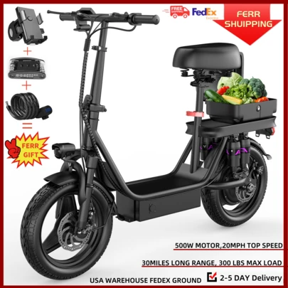 Purchase An Adult Electric Bicycle And Get A Tool Kit As A Gift.    It Is Equipped With A 500W Motor, A 48V15A Battery, 14-Inch Off-Road Vacuum Tires.    It Features Front And Rear Disc Brakes, Adjustable Three-Speed Gears, And Has A Maximum Load Capacity Of 150KG.    The New Model Comes With Six-Eye Lights, An Invisible Horn, Eagle-Eye Taillights, And Turn Signals.   Making It Convenient For Travel, Commuting, Outings, And It Is Also The Best Choice For Gifting.