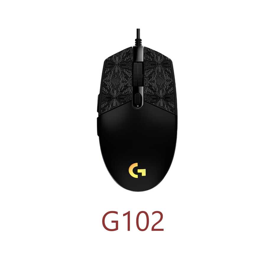 Chuột chơi game có dây Logitech G102 Gen2, Chuột cơ có đèn RGB, Nhẹ dành cho Esports, Lập trình Macro, Tương thích với các trò chơi như và Liên minh huyền thoại, Có sẵn màu Đen/Trắng/Tím/Xanh dương - màu đen - Xem 1
