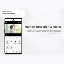 PANDA Z3室内安防摄像头，2.4G WIFI蓝牙移动侦测，婴儿/宠物监视器，4MP高清AI智能无线摄像头，报警推送，双向语音，兼容Alexa - 白色 - 查看 8