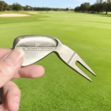 1pc Creative Golf Ball Marker Divot Repair Tool - Metal Material - Golf Course Specific Tool - Golf Club Accessory - Turf Repair Tool - Essential For Golfers And Professional Players - Multicolor - View 15