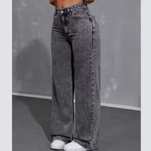 WED LEG MARBLED WIDE-LEG PANTS - 大理石紋 - 查看 3