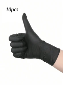 100只多功能一次性丁腈手套，清洁和烹饪的好帮手，经久耐用，防水防油，适用于各种家庭用餐场景。家居生活新品 - 彩色 - 查看 9