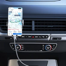 Transmisor FM para coche, reproductor MP3, cargador adaptador para encendedor de cigarrillos, carga rápida dual USB, adaptador de audio para coche, pantalla LCD con puertos TF/AUX, diseño plug-and-play. - Negro - Ver 9