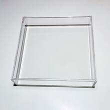 Acrylic Tabletop Frame (Transparent) - White - View 4