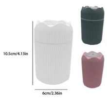 Humidificador con cambio de color para montar en vehículos, nebulizador portátil USB, función de apagado automático, apto para su uso en dormitorios, salones y oficinas. - Negro - Ver 3