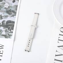 1pc Fashion Slim PU Leather Strap Compatible With Huawei Watch Band 10/9/8 Women/Men Correas,Thin Simple Bracelet Soft Adjustable Wristband Compatible With Huawei Band 10 9 NFC/8 NFC Smartwatch Accessories - With Hua Wei Band 10/9/8 - View 10