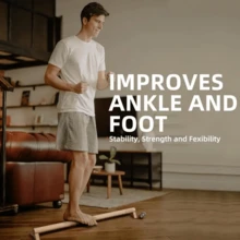 1pc Wooden Balance Board, Wooden Balance Training To Exercise Ankles And Soles