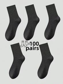 5 Pairs Thick Striped Mid-Calf Leg Warmers, Comfortable Casual Leg Warmers For Men And Women, Suitable For Leisure, Home, Outdoor Sports, Soft And Thick Winter Leg Warmers For Daily Life, Warm Christmas Gift For Dad, Unisex, Suitable For Cold Weather, Long Leg Warmers, Thick Winter Leg Warmers, Suitable For All Year Round Use [5/10/15/20/30/40/50/100 Pairs] [The Picture Is Beautified, And There May Be Some Differences Between The Actual Product And The Picture, Which Is A Normal Phenomenon]
