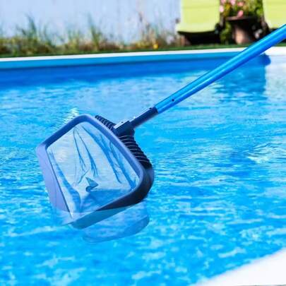 Enhanced Leaf Skimmer Swimming Pools Skimmer Net Rubbish Cleaning Rake Leaf Mesh Cleaning Net Pool Accessories