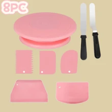 Bàn xoay 11 inch, giá đỡ bánh xoay để khắc, bệ xoay nhẹ để phun sơn, bộ dụng cụ làm bánh, thích hợp để xoay các vật dụng trong khi vẽ, nghệ thuật sáng tạo, trang trí bánh, cắm hoa, làm mô hình và các dự án DIY khác, có nhiều màu sắc để lựa chọn. - Nhiều màu - Xem 13