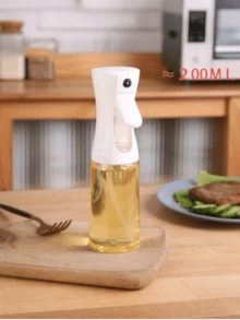 1个橄榄油喷雾瓶,PET材质,适用于盛装各种液体。非常适合户外烧烤、烤肉、低脂食品、沙拉、烹饪、空气炸锅和露营。这是一款轻便的家用烧烤喷雾器、分配器和可重复灌装喷雾瓶。作为厨房用具和烹饪配件,它是节日送礼的完美之选(颜色和款式随机)。 - 彩色 - 查看 16
